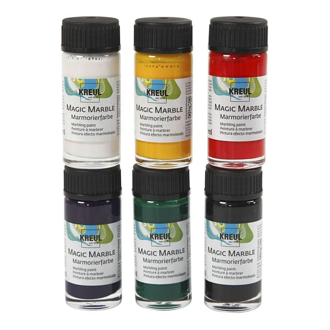 Creativ company magic marble-verf, 6x20ml