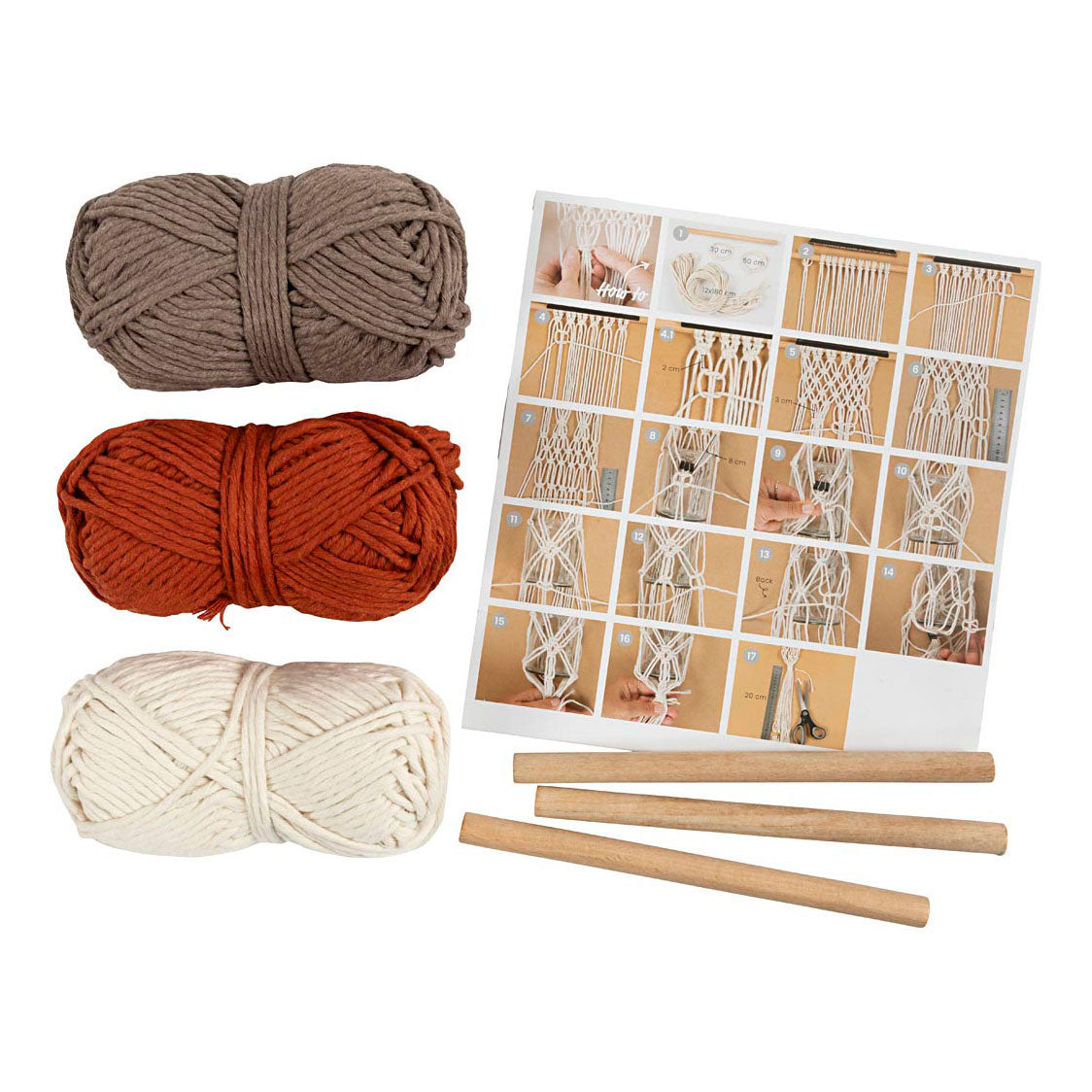 Creativ company hobbyset macrame bloemenhanger