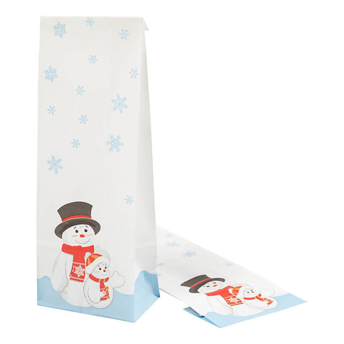 Creativ company papieren zak met kerst motief, 100st.