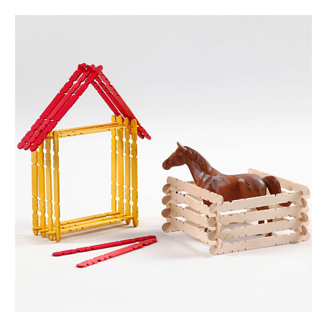 Creativ company houten constructiestokjes, 1000st.