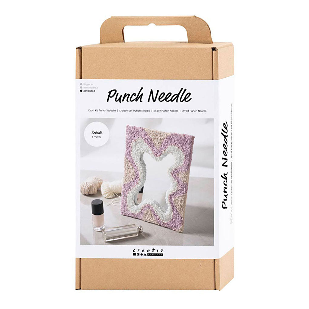 Creativ company hobbyset punch needle spiegel versieren