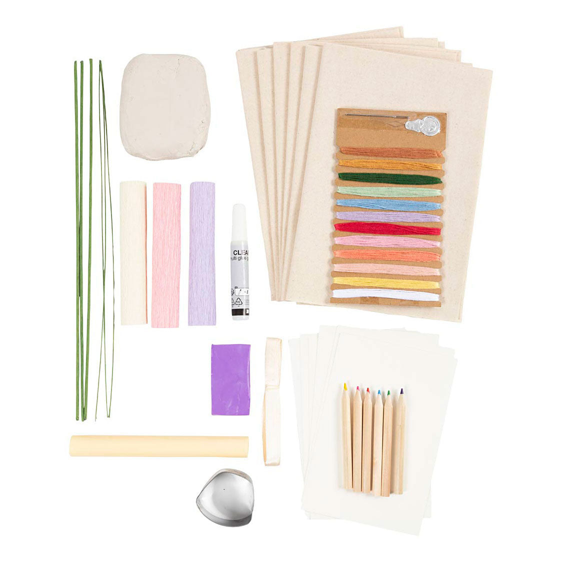 Creativ company hobbyset tafeldecoratie pastelkleuren