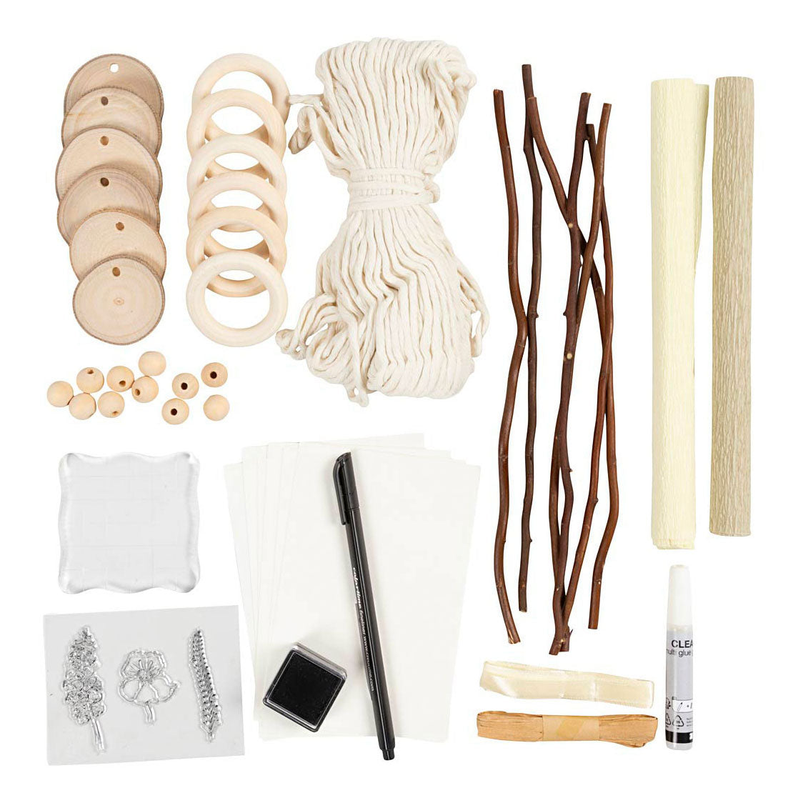 Creativ company hobbyset tafeldecoratie naturel
