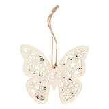 Creativ company houten figuren, vlinder, bloem en vogel, h: 10 cm, b: 10 cm, 90 stuk 1 doos