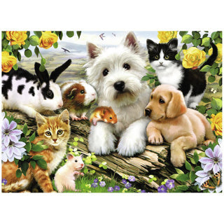 Ravensburger puzzel dierenvriendjes 300 xxl stukjes