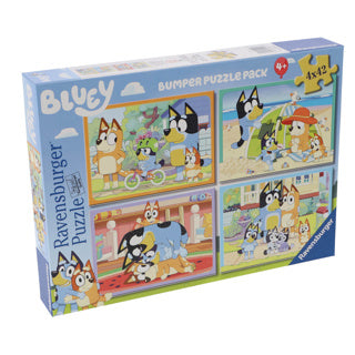 Ravensburger puzzel blauw 4 x 42 stukjes