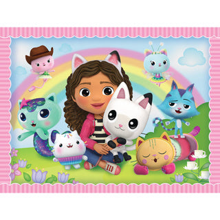 Puzzel gabby's poppenhuis 30 en 48 stukjes en memo