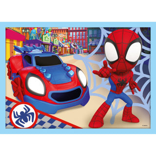 Trefl puzzel spidey and friends 4 in 1