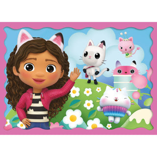 Trefl puzzel gabby's dollhouse 4 in 1