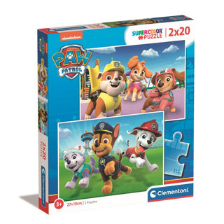 Clementoni Legpuzzel Paw Patrol, 2x20st.