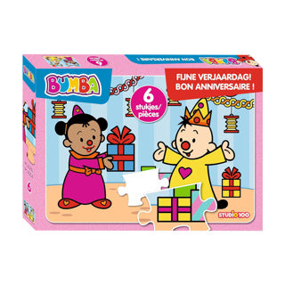 Bumba puzzel 6 stuks fijne verjaardag