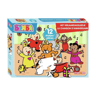 Bumba puzzel 12 stuks het verjaardagslied
