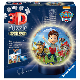 Ravensburger puzzel 3d met licht paw patrol