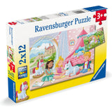 Ravensburger puzzel prince princess 2x12st