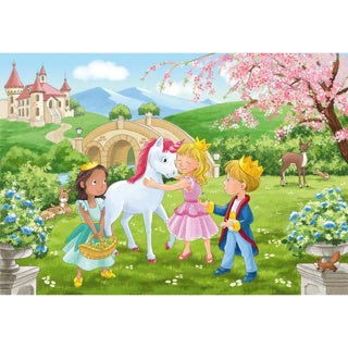 Ravensburger puzzel prince princess 2x12st