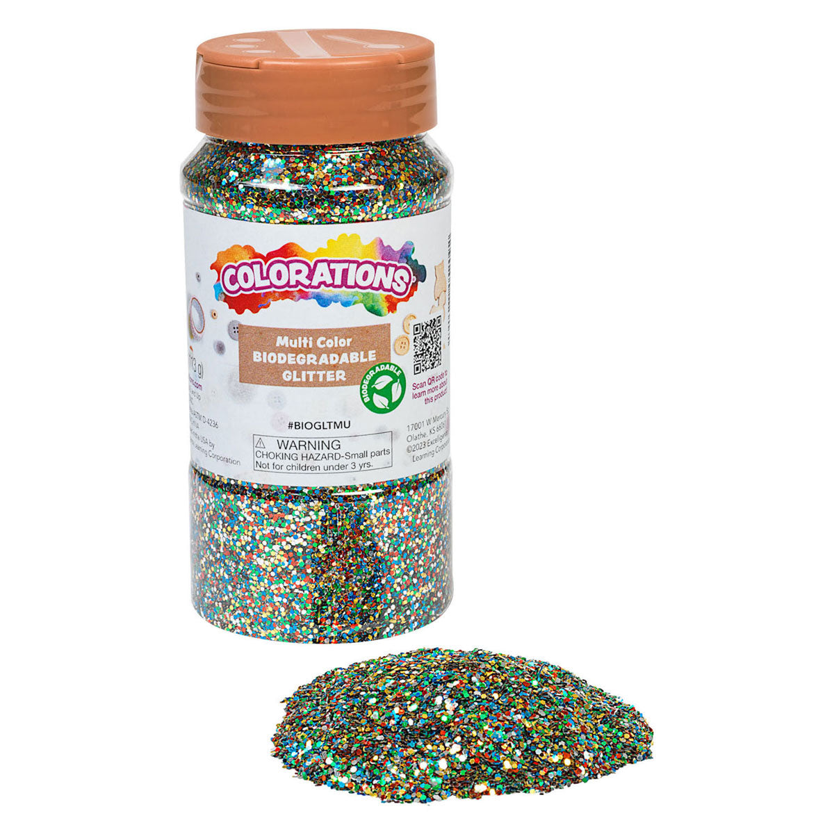Colorations biologische afbreekbare glitter multi, 113 gram