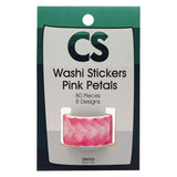 Colorations - washi stickers - roze bloemblaadjes, 80st.