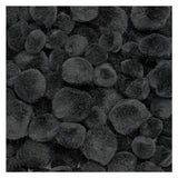Colorations - pom poms zwart, 100st.