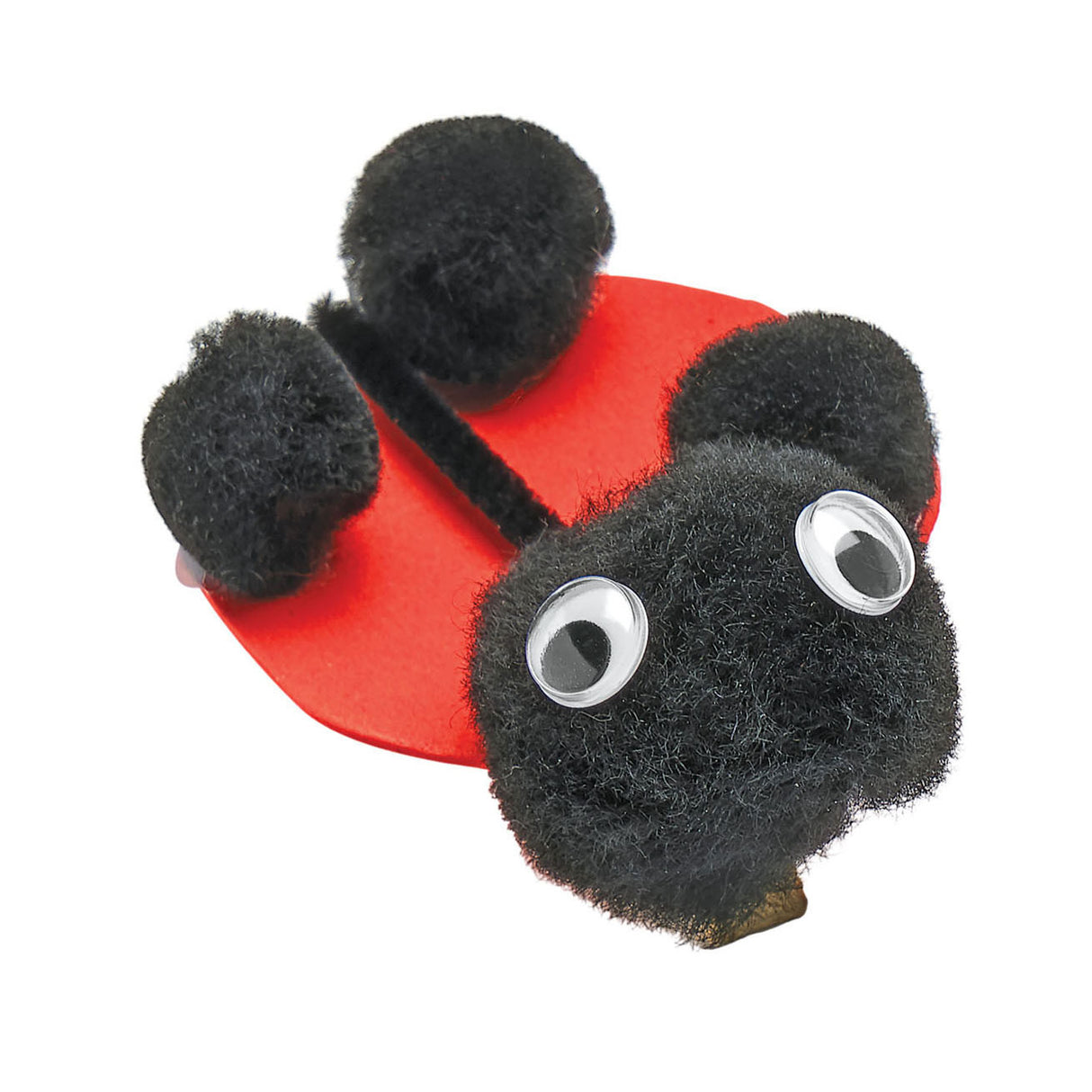 Colorations - pom poms zwart, 100st.