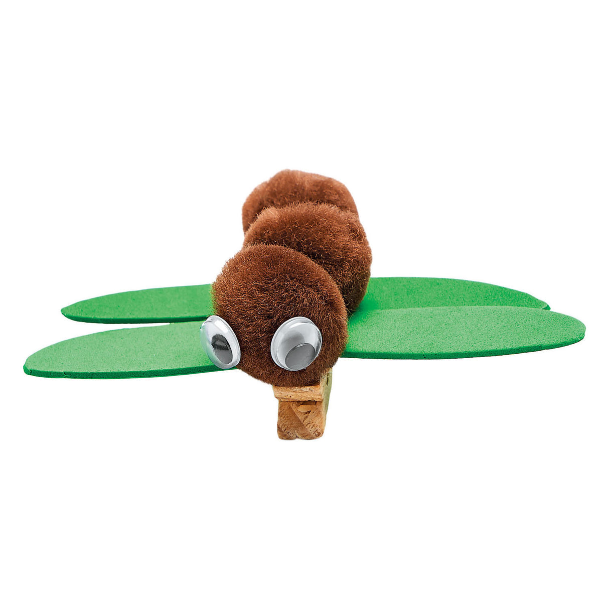 Colorations - pom poms bruin, 100st.