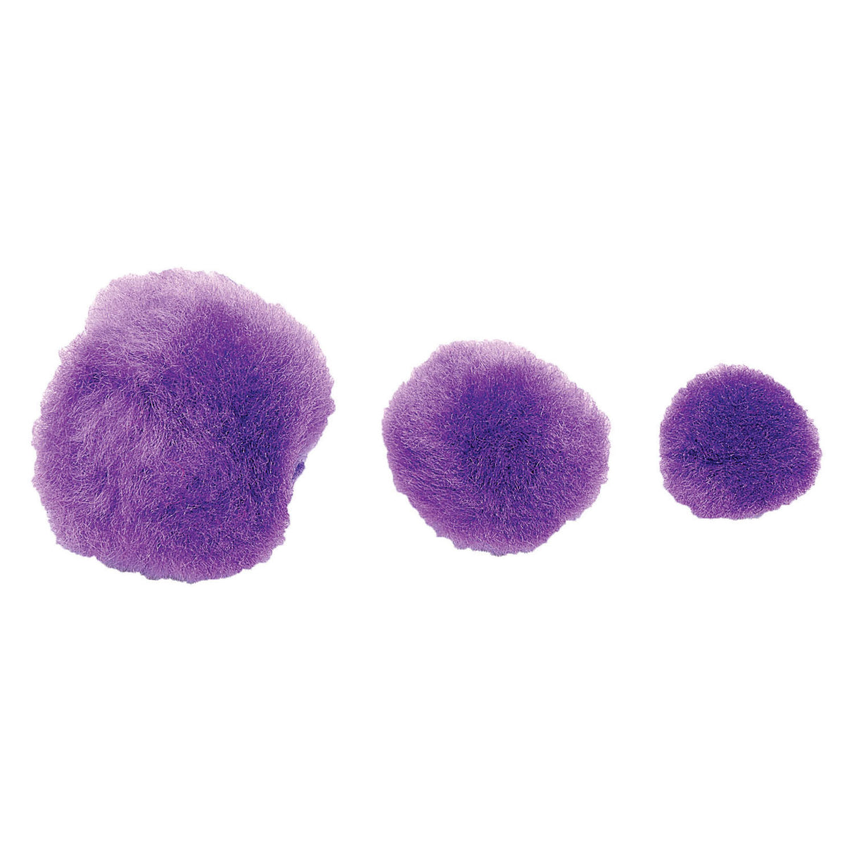 Colorations - pom poms paars, 100st.