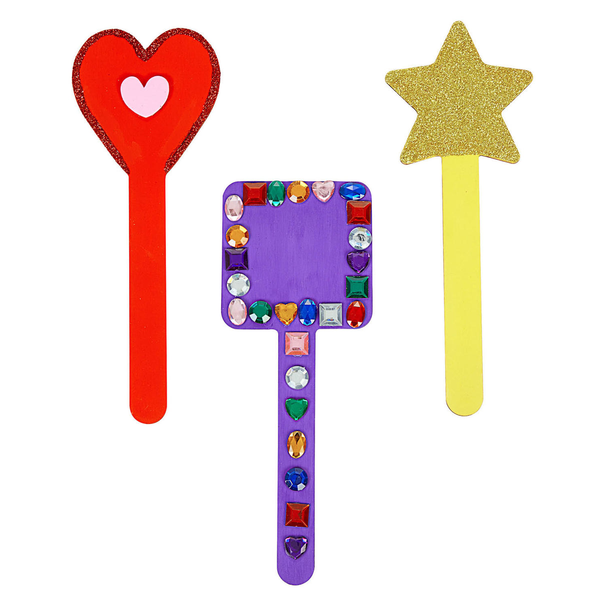 Colorations - diy houten stokvormen 4 designs, 20st.