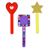 Colorations - diy houten stokvormen 4 designs, 20st.