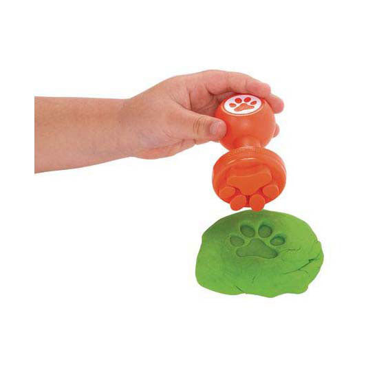 Kleuringen - vormen cijfers klei stempels, 26dlg.