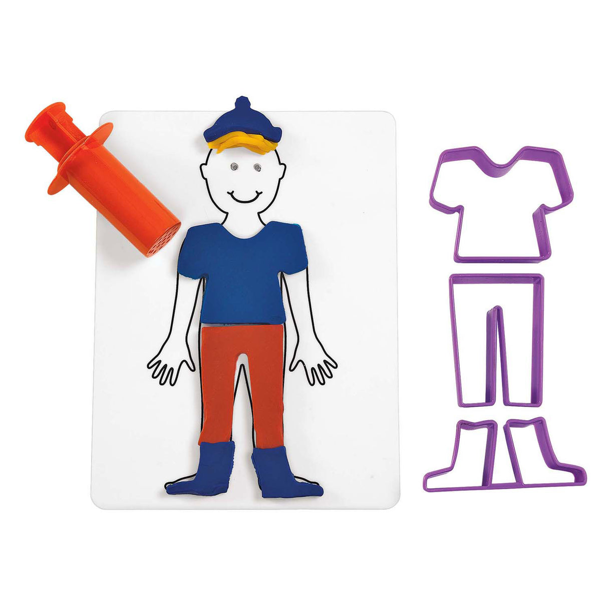 Colorations - aankleedset voor klei, 22dlg.