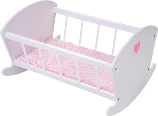 Houten Poppen Schommelbed
