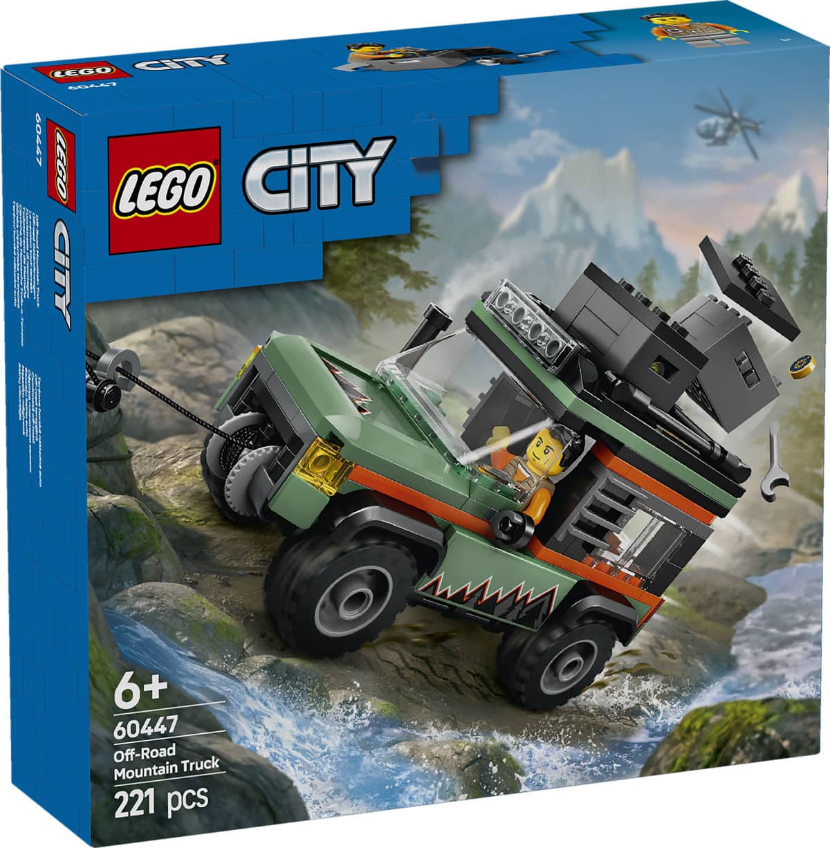 Lego city 4x4 terreinwagen voor in de bergen - 60447