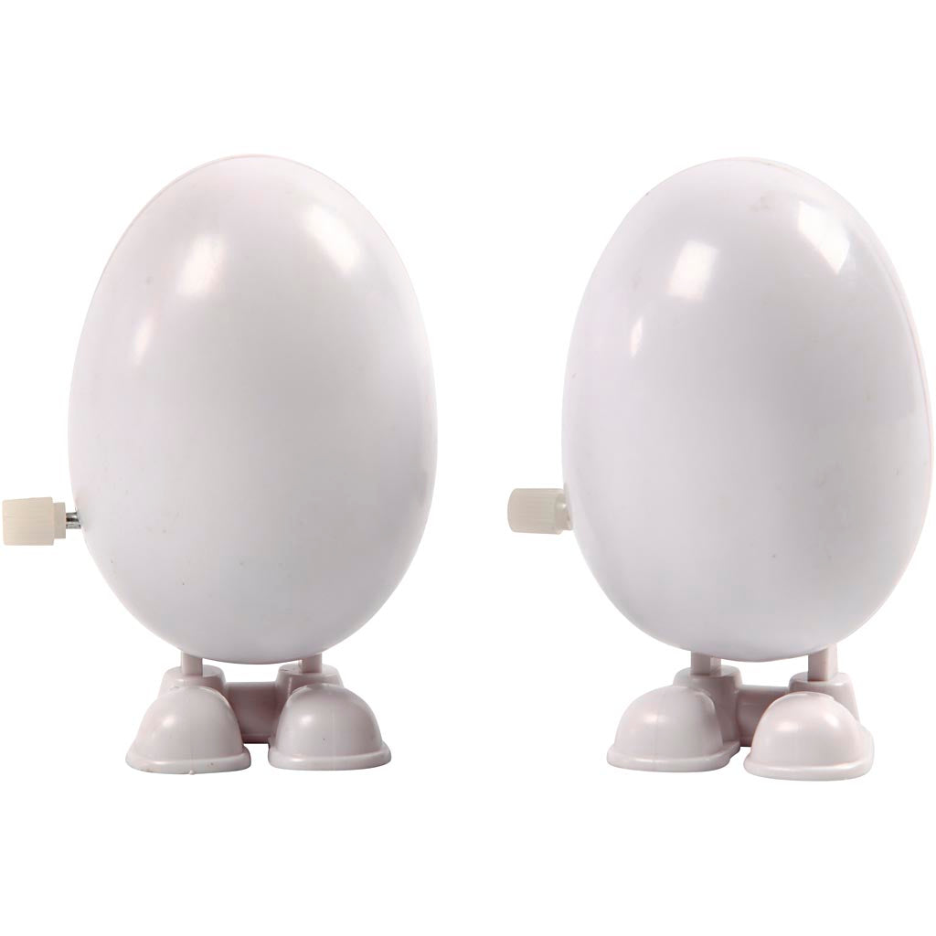 Creativ company mechanieken voor figuren, h: 7 cm, wit, 2 stuk 1 doos