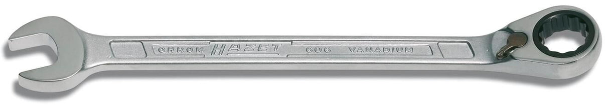 Hazet ratelsleutel 606 ring ratchet jaws. angled 13