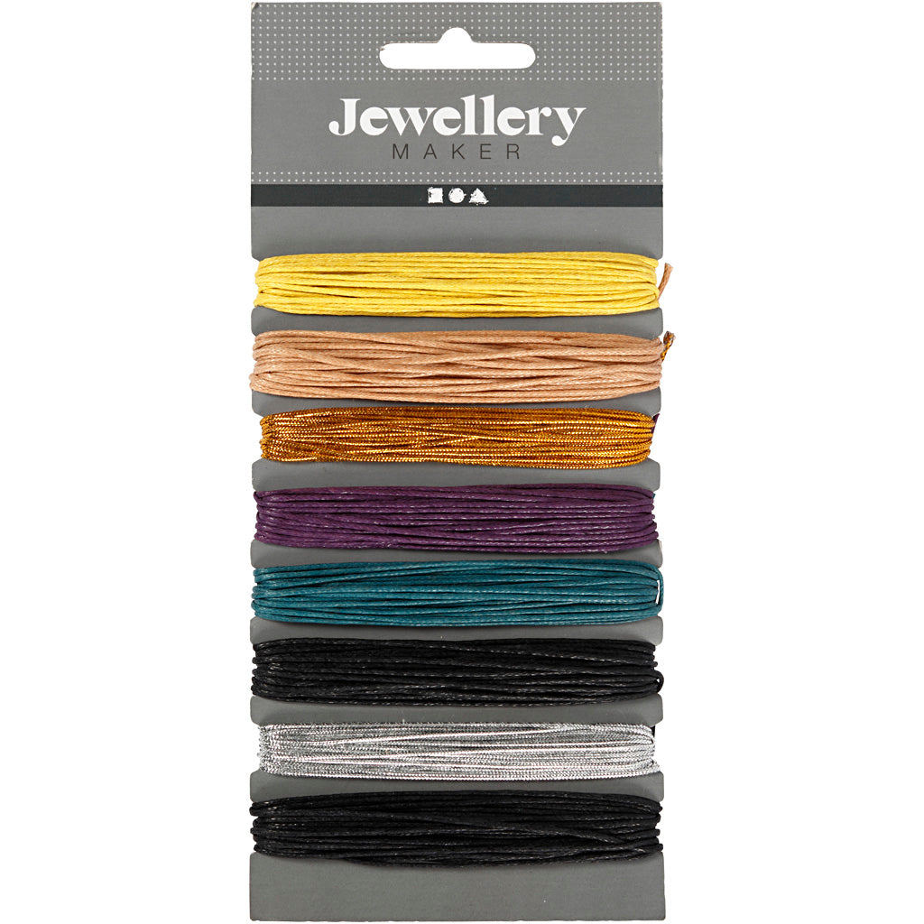 Creativ company katoenkoord, dikte 1 mm, diverse kleuren, 8x5 m 1 doos