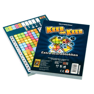 999games spel keer op keer scoreblok 2 stuks level 1
