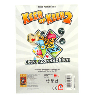 999games spel keer op keer 2 scoreblok level 1