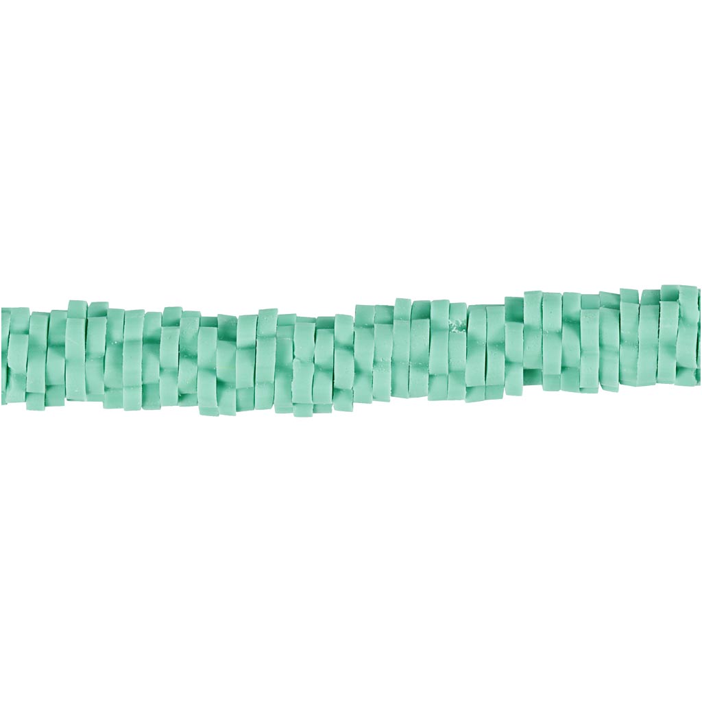 Creativ company klei kralen, d 5-6 mm, gatgrootte 2 mm, groen, 145 stuk 1 doos