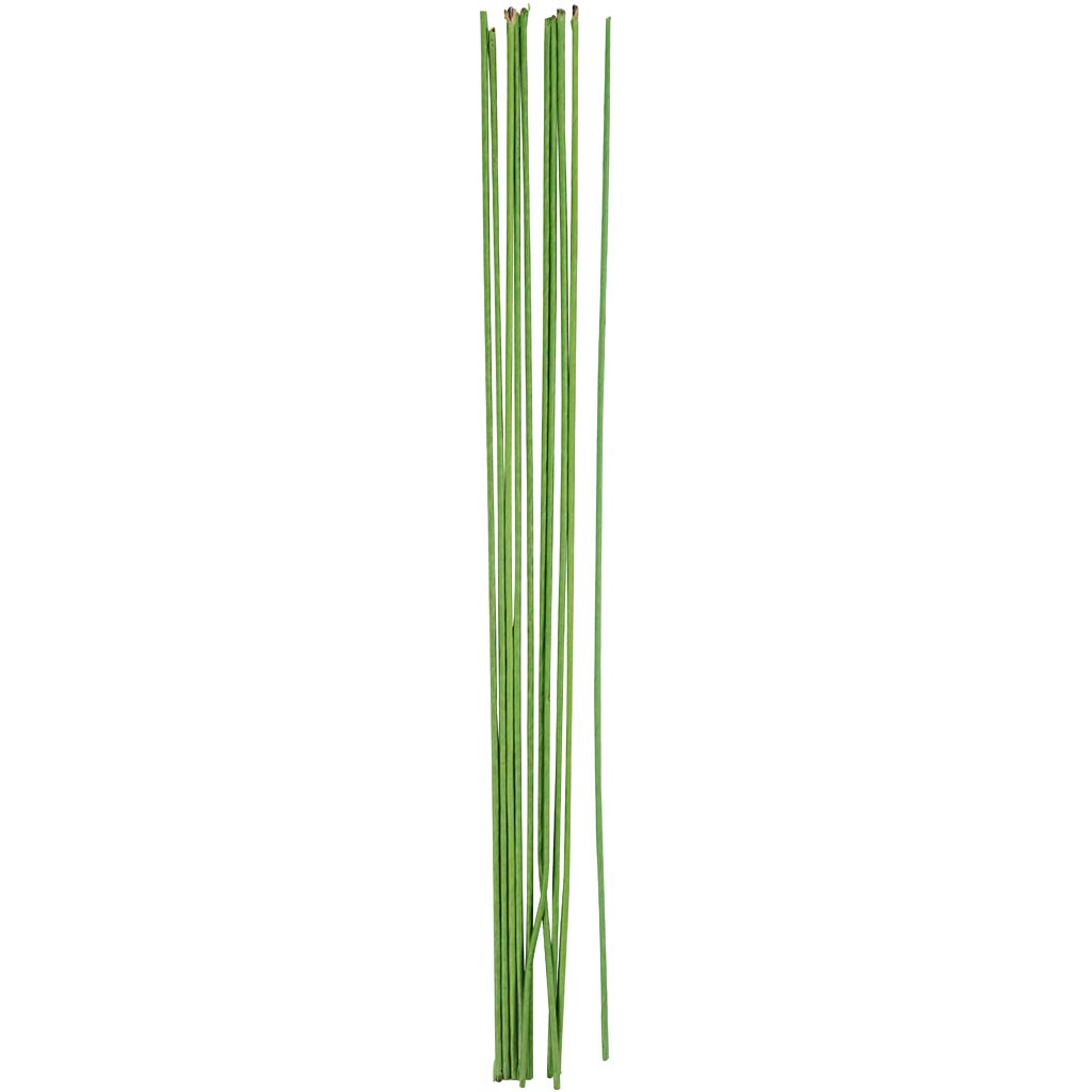 Bloemsteeldraad Groen 2 mm, 20st.