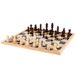 Osa private label houten dam-schaakbord 40x40 cm