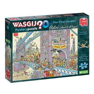 Jumbo wasgij retro mystery 8 legpuzzel- de laatste horde!, 1000st.