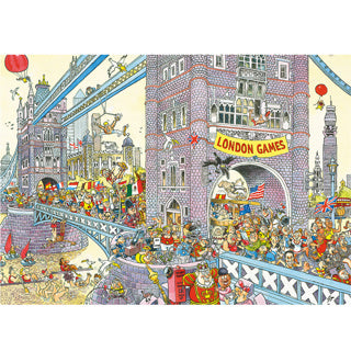 Jumbo wasgij retro mystery 8 legpuzzel- de laatste horde!, 1000st.