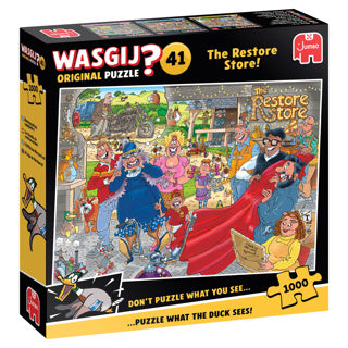 Wasgij orignal 41 legpuzzel - motormake-over, 1000st.
