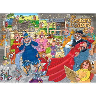 Wasgij orignal 41 legpuzzel - motormake-over, 1000st.