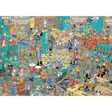 Jumbo jan van haasteren legpuzzel - muziekwinkel en vakantiekriebels, 2x1000st.