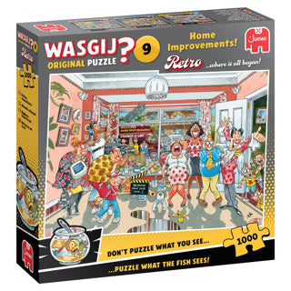 Wasgij puzzel retro klein verbouwinkje 1000 stukjes