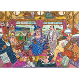 Jumbo wasgij puzzel retro de grote treindak 1000 stukjes