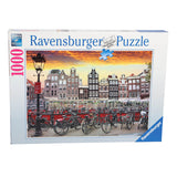 Ravensburger puzzel amsterdam fietsenstalling 1000 stukjes