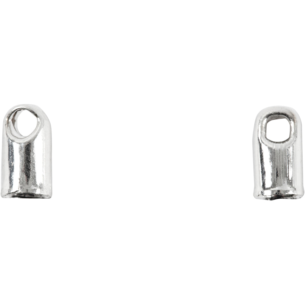 Creativ company eindkap, d 3,2 mm, verzilverd, 100 stuk 1 doos