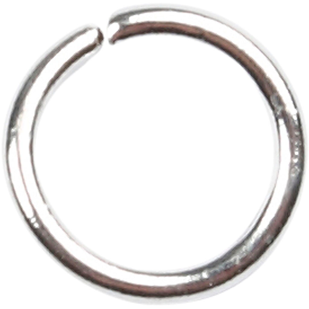 Creativ company ringen, afm 5,4 mm, dikte 0,7 mm, verzilverd, 500 stuk 1 doos