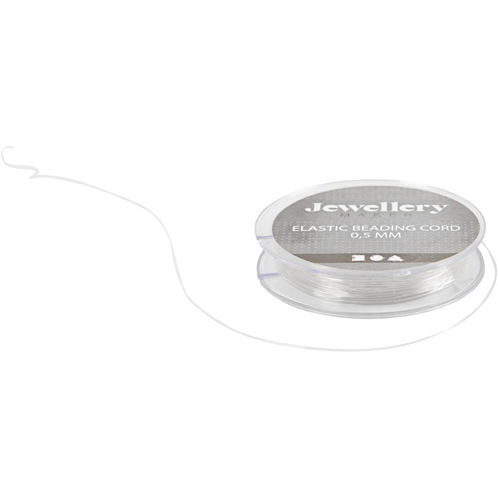 Creativ company elastisch koord, dikte 0,5 mm, 10 m 1 rol
